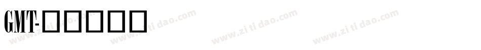 GMT字体转换