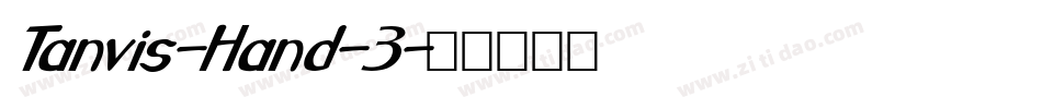 Tanvis-Hand-3字体转换