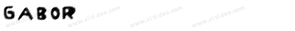 GABOR字体转换