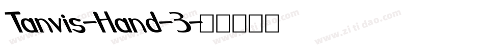 Tanvis-Hand-3字体转换