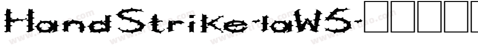 HandStrike-laW5字体转换