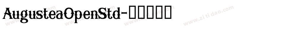 AugusteaOpenStd字体转换
