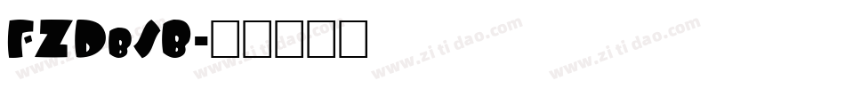 FZDbSB字体转换