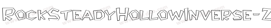 RockSteadyHollowInverse-ZVVP8字体转换