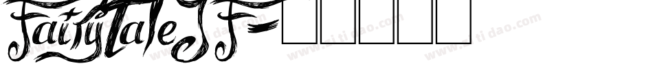 FairyTaleJF字体转换