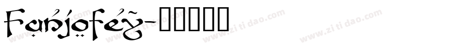 Fanjofey字体转换