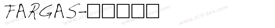 FARGAS字体转换