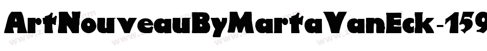 ArtNouveauByMartaVanEck-159Z字体转换