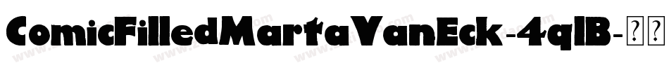 ComicFilledMartaVanEck-4qlB字体转换