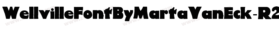 WellvilleFontByMartaVanEck-R2z3字体转换 WellvilleFontByMartaVanEck-R2z3字体转换