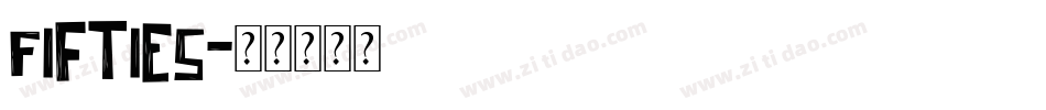 Fifties字体转换