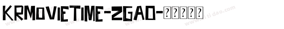 KrMovieTime-zgA0字体转换