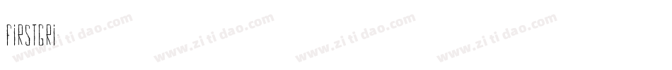 FIRSTGRI字体转换