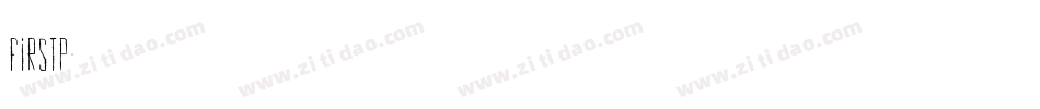 FIRSTP字体转换