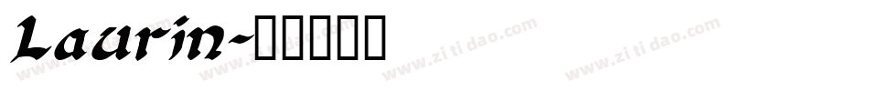 Laurin字体转换