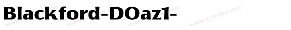 Blackford-DOaz1字体转换