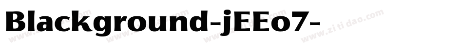 Blackground-jEEo7字体转换