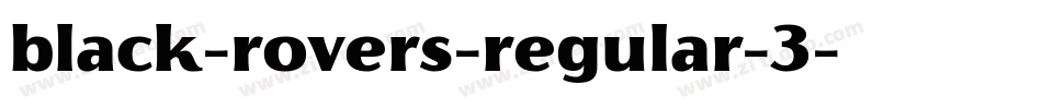black-rovers-regular-3字体转换