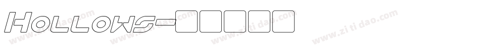 Hollows字体转换