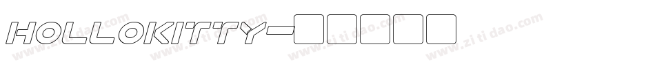 hollokitty字体转换