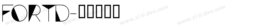 FORTD字体转换