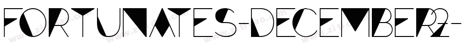 Fortunates-December-2字体转换