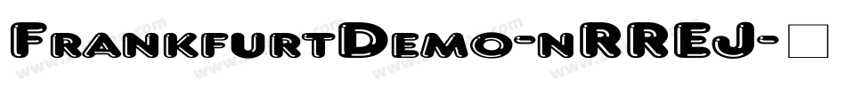 FrankfurtDemo-nRREJ字体转换