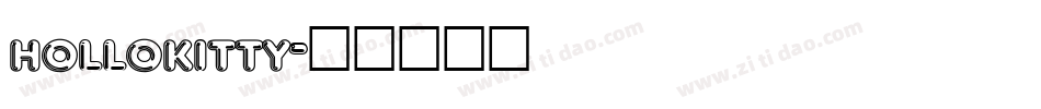 hollokitty字体转换