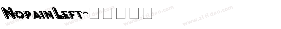 NopainLeft字体转换