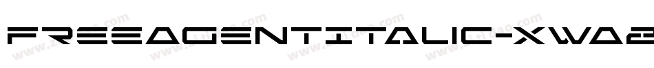 FreeAgentItalic-XwA2字体转换 FreeAgentItalic-XwA2字体转换