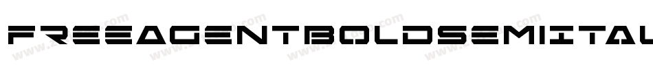 FreeAgentBoldSemiItalic-7g1E字体转换 FreeAgentBoldSemiItalic-7g1E字体转换