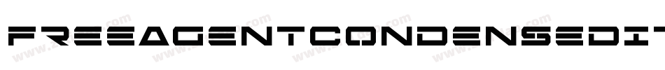FreeAgentCondensedItalic-dWKl字体转换
