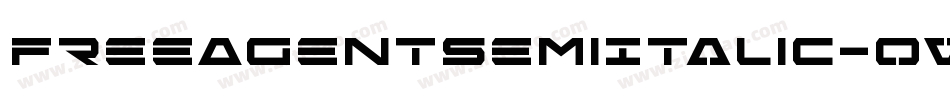 FreeAgentSemiItalic-oV1q字体转换 FreeAgentSemiItalic-oV1q字体转换