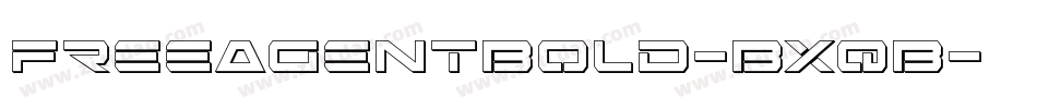 FreeAgentBold-BxqB字体转换
