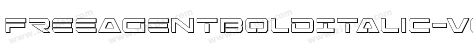 FreeAgentBoldItalic-v6ZZ字体转换