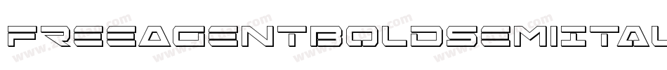 FreeAgentBoldSemiItalic-7g1E字体转换 FreeAgentBoldSemiItalic-7g1E字体转换