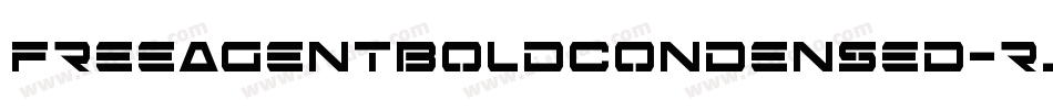FreeAgentBoldCondensed-rj8x字体转换 FreeAgentBoldCondensed-rj8x字体转换