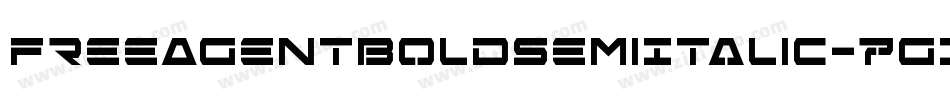 FreeAgentBoldSemiItalic-7g1E字体转换 FreeAgentBoldSemiItalic-7g1E字体转换