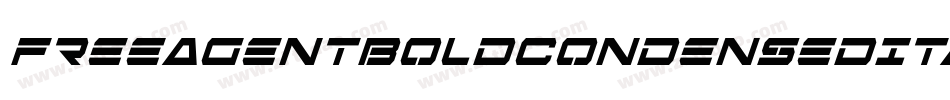 FreeAgentBoldCondensedItal-MnOp字体转换 FreeAgentBoldCondensedItal-MnOp字体转换