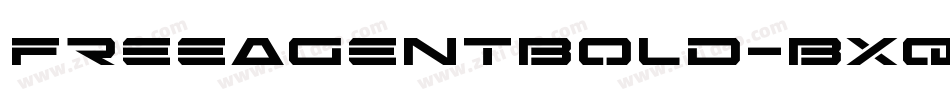 FreeAgentBold-BxqB字体转换