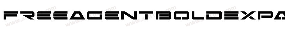 FreeAgentBoldExpandedItal-294W字体转换