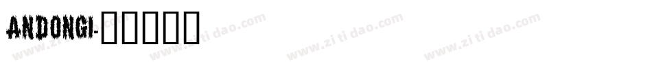 ANDONGI字体转换