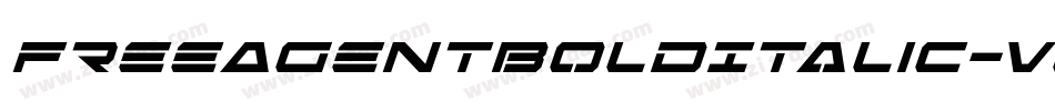 FreeAgentBoldItalic-v6ZZ字体转换