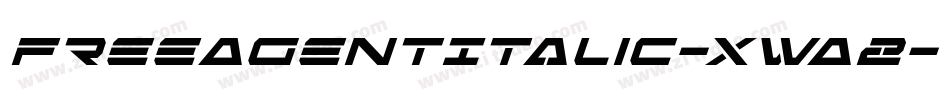 FreeAgentItalic-XwA2字体转换 FreeAgentItalic-XwA2字体转换