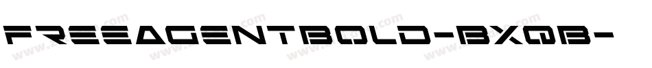 FreeAgentBold-BxqB字体转换