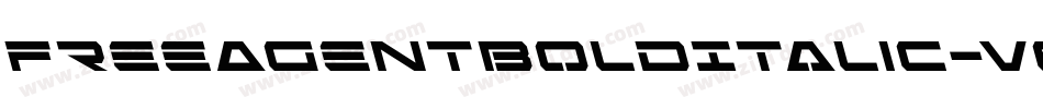 FreeAgentBoldItalic-v6ZZ字体转换