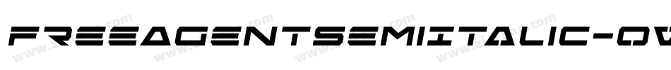 FreeAgentSemiItalic-oV1q字体转换 FreeAgentSemiItalic-oV1q字体转换