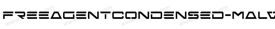 FreeAgentCondensed-mAlV字体转换