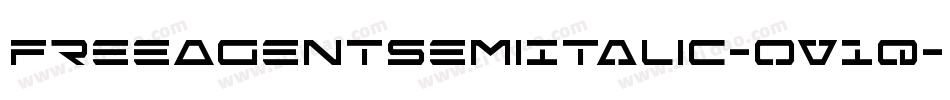 FreeAgentSemiItalic-oV1q字体转换 FreeAgentSemiItalic-oV1q字体转换