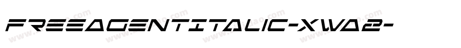 FreeAgentItalic-XwA2字体转换 FreeAgentItalic-XwA2字体转换